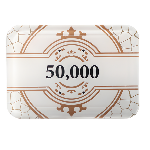 (50,000) High Roller Plaque - Pack Of 10