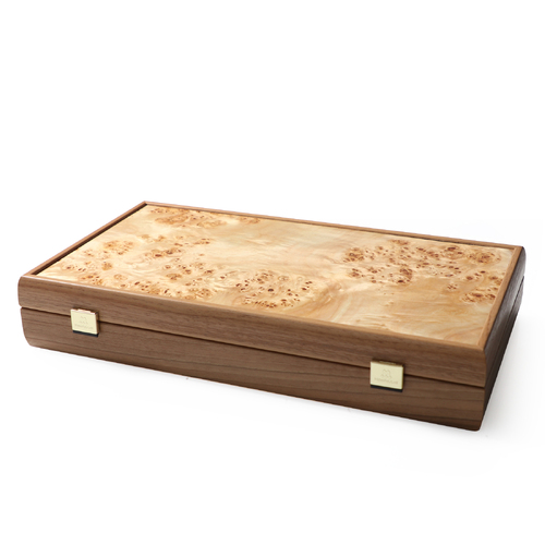 Majestic | Premium Lupo Burl Wooden 300 Chip Case
