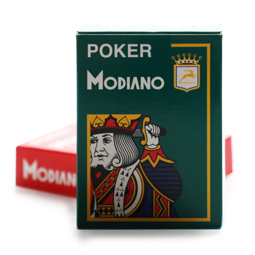 Modiano Cristallo Green Playing Cards