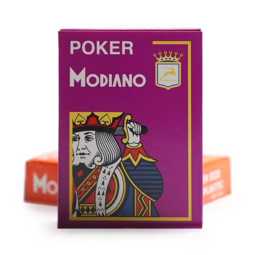 Modiano Cristallo Purple Playing Cards