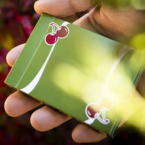 Cherry Casino Sahara Green Playing Cards