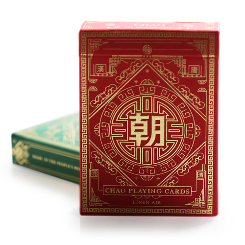Chao Red Playing Cards