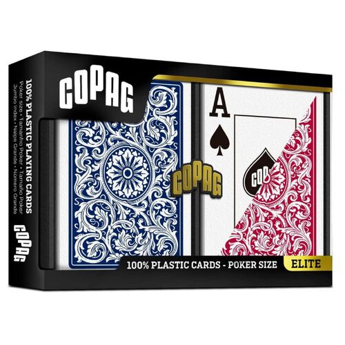 COPAG 1546 Elite Red/Blue Jumbo Playing Cards