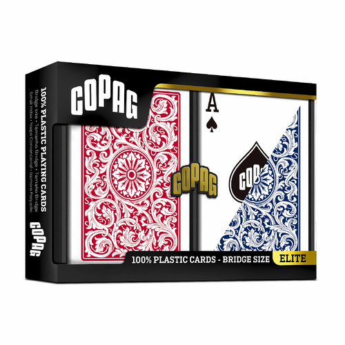 COPAG 1546 Elite Red/Blue Bridge Playing Cards