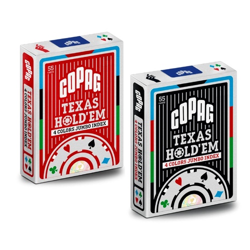 COPAG Texas Cards 4 Colour Series Black Red