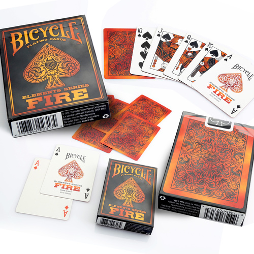 Bicycle Fire Playing Cards (Single Deck)