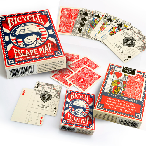 Bicycle Escape Map Cards Single Deck