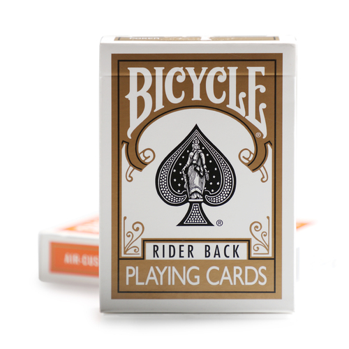 Bicycle Rider Back Gold Single Deck