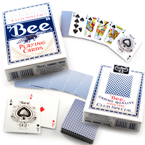 Bee Club Special Playing Cards Regular Index - Blue