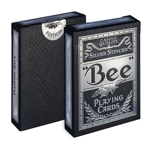Bee Silver Stinger Playing Cards