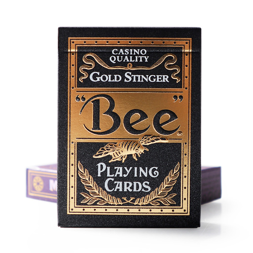 Bee Gold Stinger Playing Cards