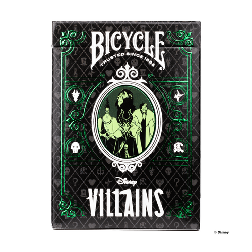 Bicycle x Disney Villains Green Cards