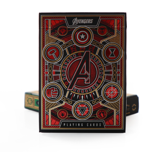 Theory 11 Avengers Red Playing Cards