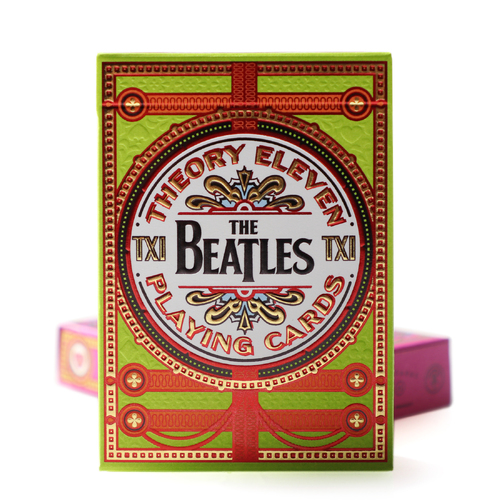 Theory 11 The Beatles Green Playing Cards