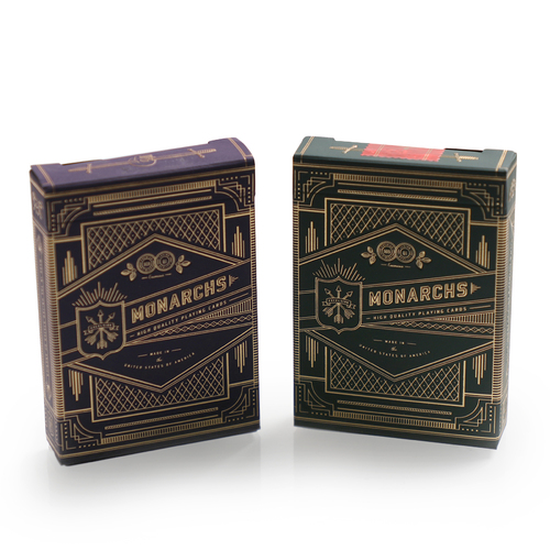 Theory 11 Purple / Green Monarchs (2 Deck Combo)