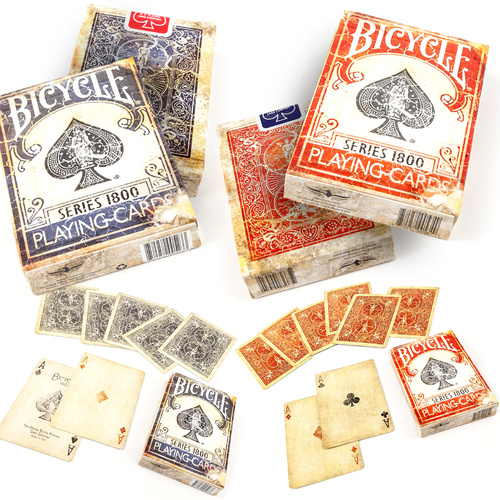Bicycle Ellusionist Vintage Series - Red / Blue 2 Deck Combo