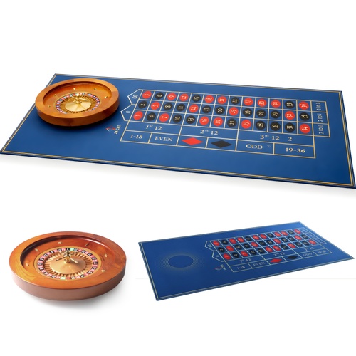 Prestige 45cm Roulette Wheel / Mat Bundle