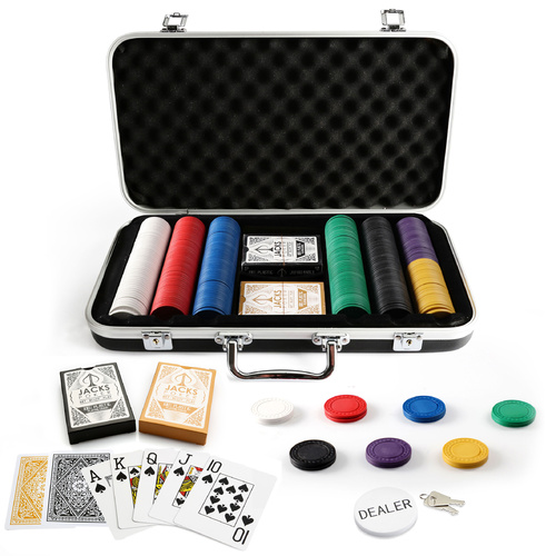 Bold Icon 300 Chip Black Case Set