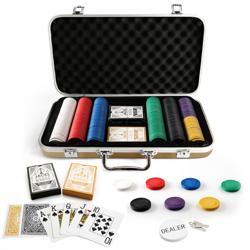 Bold Icon 300 Chip Gold Case Set