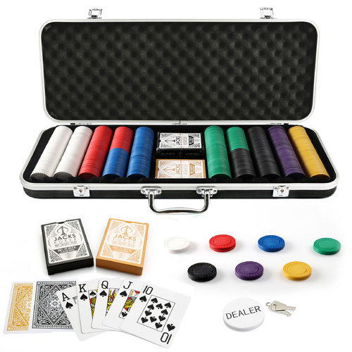 Bold Icon 500 Chip Black Case Set