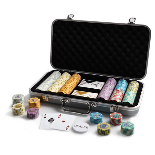 Aussie Currency 300 Chip Silver Case Set