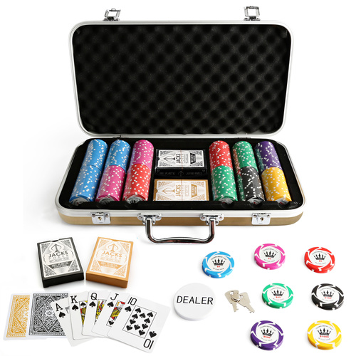 Crown Millions 300 Chip Gold Case Set