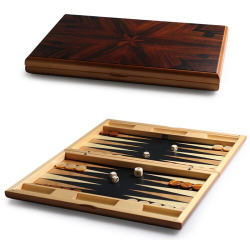 Dal Negro Ebony Backgammon Board