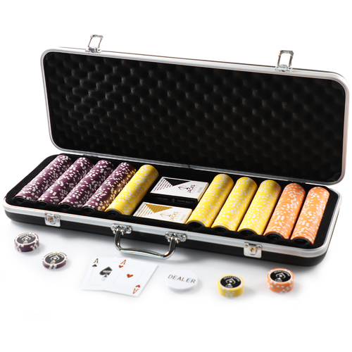 Jacks Casino OG 500 Chip Black Case Set