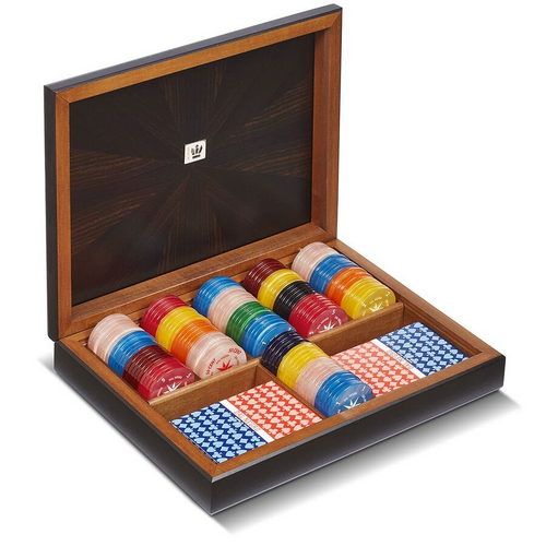 Dal Negro Ebano Poker Chip Set