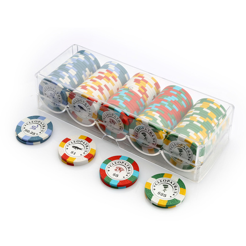 Cleopatra's 100 Chip and Rack Bundle