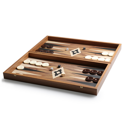 Walnut Replica Backgammon Board