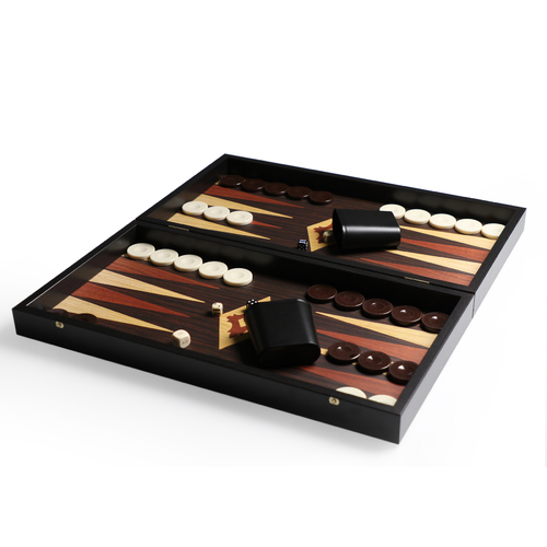 Wenge Black Replica Backgammon Board