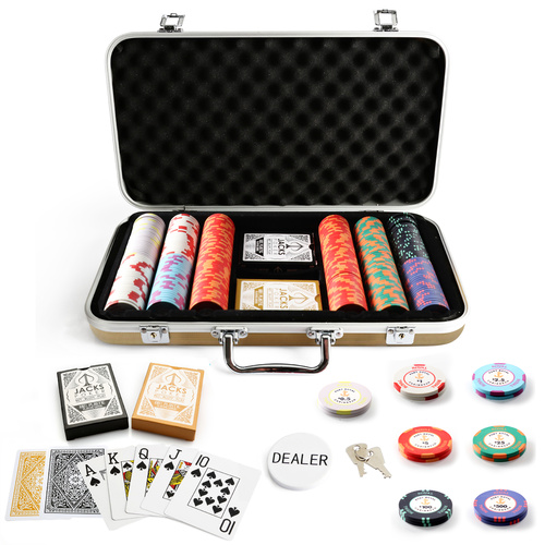 Port Royal 300 Chip Gold Case Set