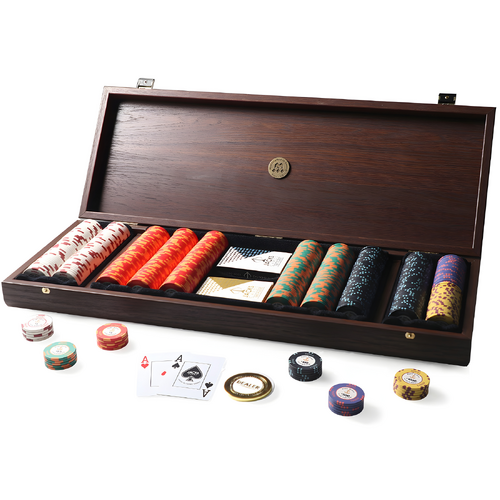 Port Royal 500 Chip Majestic Walnut Burl Set