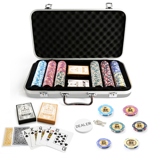 Mercury Macau 300 Chip Silver Case Set