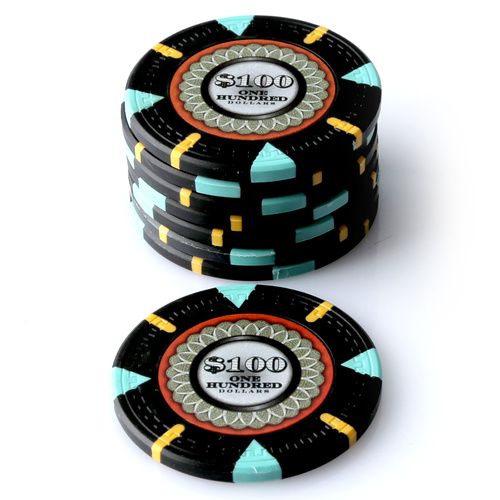 25 x $100 The Mint Poker Chip