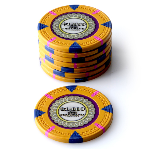 25 x $1000 The Mint Poker Chip