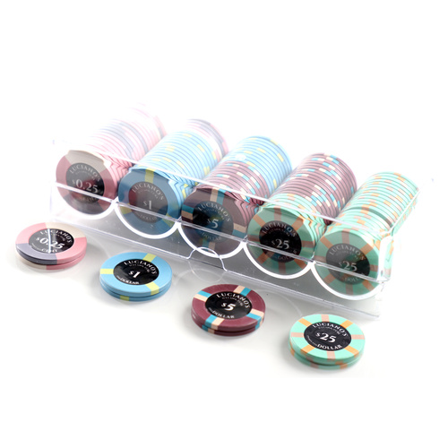 Lucky Luciano 100 Chip Rack and Bundle
