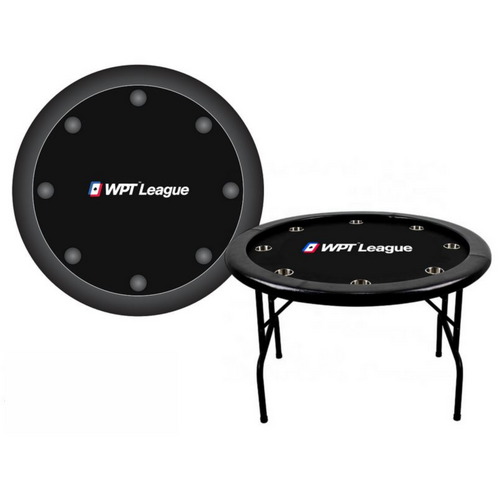 Custom League Series 8 Seater Round Poker Table 