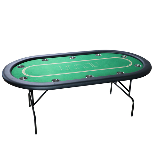 League Series Green 10 Seater Poker Table