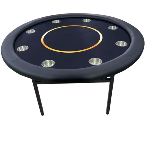 League Series PRO Black 8 Seater Round Table