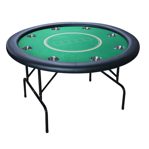 League Series Green 8 Seater Round Poker Table