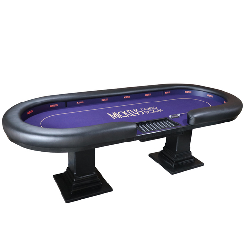 Imperial Poker Table - LED Dealer Riser Model - XL 104"