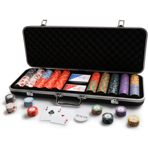 Port Royal 500 Chip Black Case Set