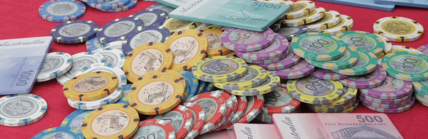 Aussie Currency Poker Sets